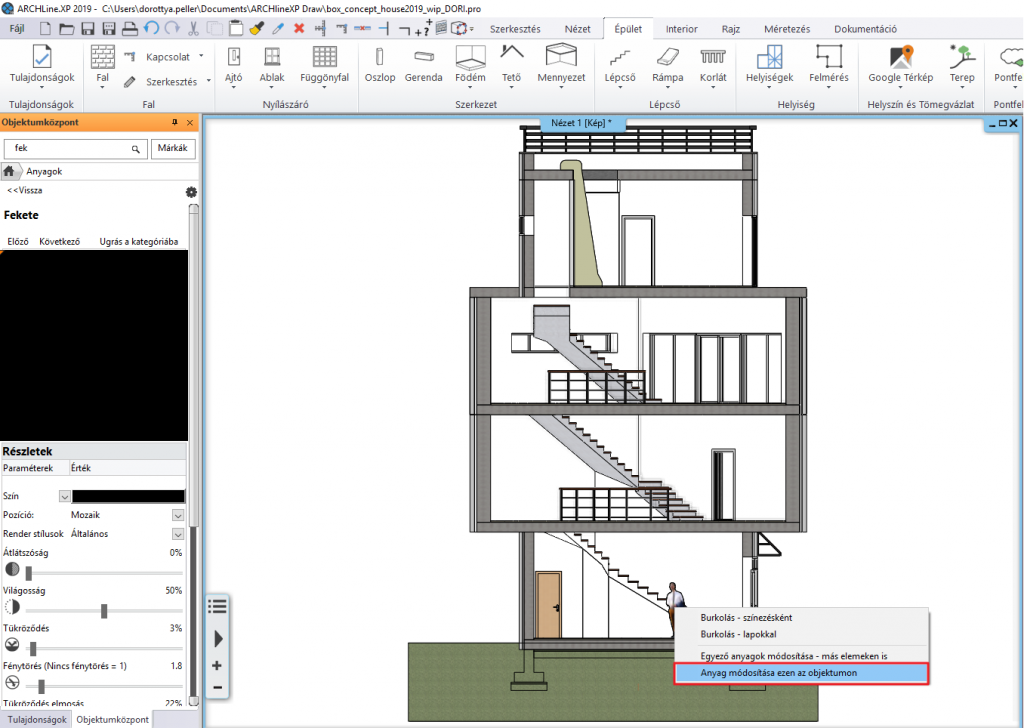 Beállítások mentése (DXF-DWG átalakítás beállításai)