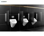 Public Urinal-Trennwand aus Glas (eckig)
