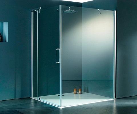 Hüppe refresh pure swing door with fixed segment for side panel ...
