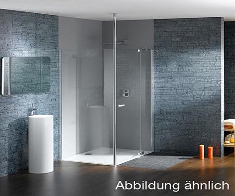 Hüppe studio paris swing door with fixed segment and side panel ...