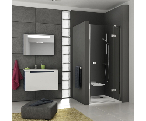 Smartline kételemes zuhanyajtó SMSD2-100 A-Balos Króm+Transparent