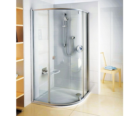 PSKK3-90 Szatén+Transparent zuhanykabin